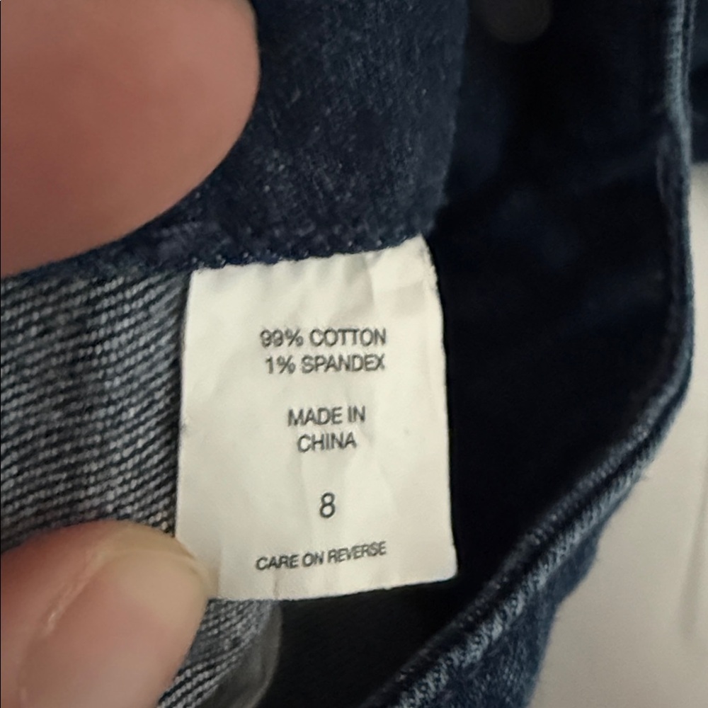 New York & Company SoHo High Waist Wide Leg Jeans, size 8 - Picture 8 of 9
